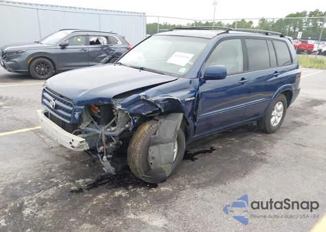 2002 Toyota Highlander Limited V6 from USA, damaged, VIN JTEGF21A220033886
